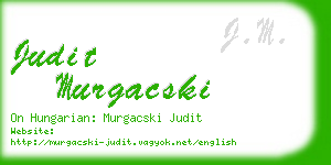 judit murgacski business card